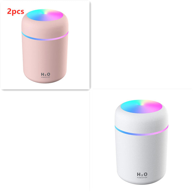 Portable USB Car Air Purifying Humidifier Colorful Cup Aroma Diffuser Cool Mist Maker Humidifier Purifier With Light For Car Home