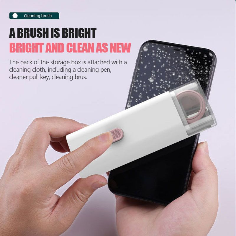 Multifunction 7-in-1 Keyboard Cleaning Brush Keyboard Computer Bluetooth Headset Dust Brush Cleaning Kit Airpod Cleaner