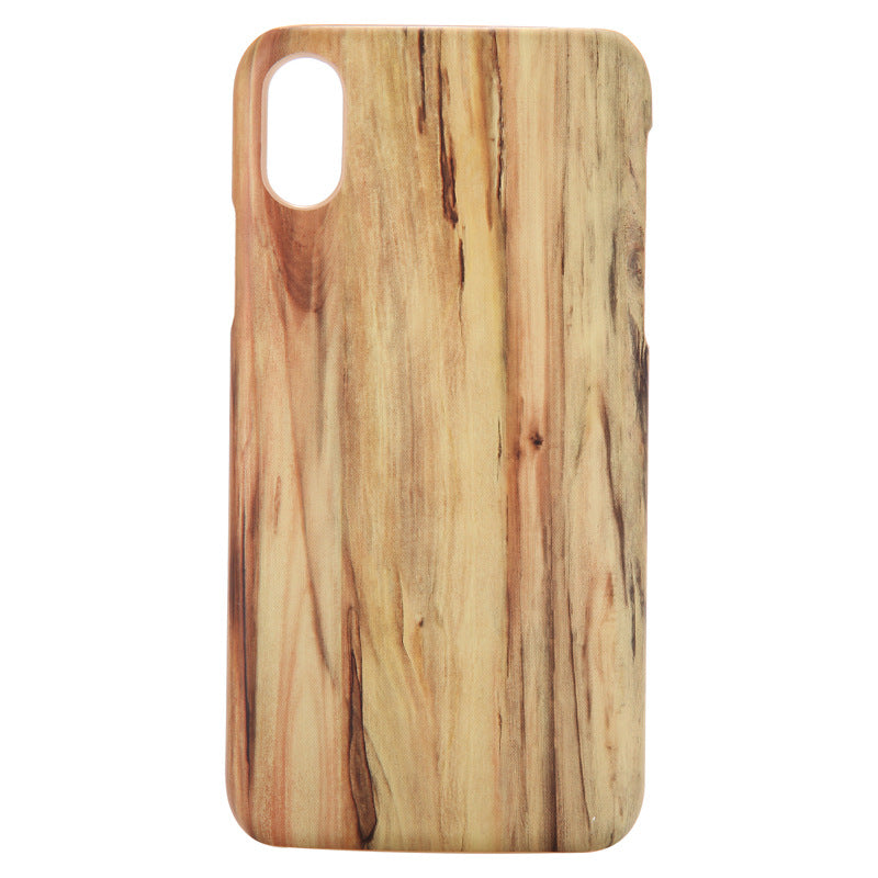 Retro wood grain phone case