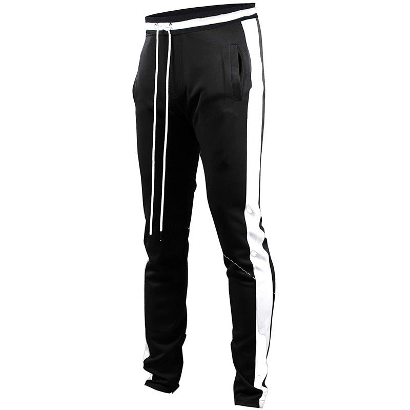 Men's casual colorblock track pants