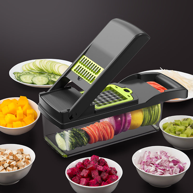 Multifunctional Vegetable Cutter Home Kitchen Slicing And Dicing Fruit Artifact