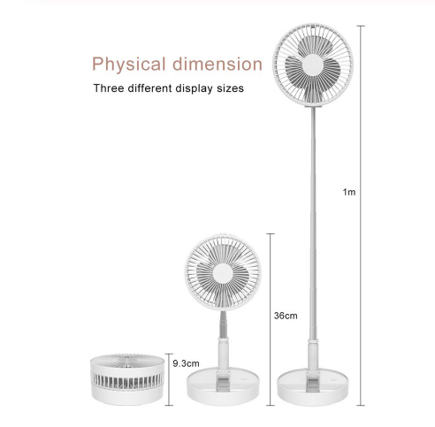 New Portable Fan Hot Selling USB Charging Portable Mini Multi-function Floor Fan For Home Outdoor Camping Air Conditioner