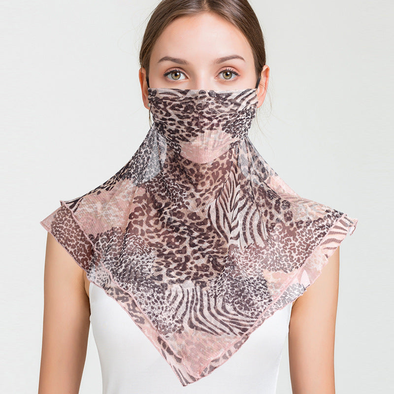 Thin shading neck scarf