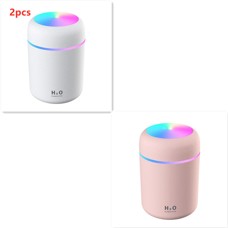 Portable USB Car Air Purifying Humidifier Colorful Cup Aroma Diffuser Cool Mist Maker Humidifier Purifier With Light For Car Home