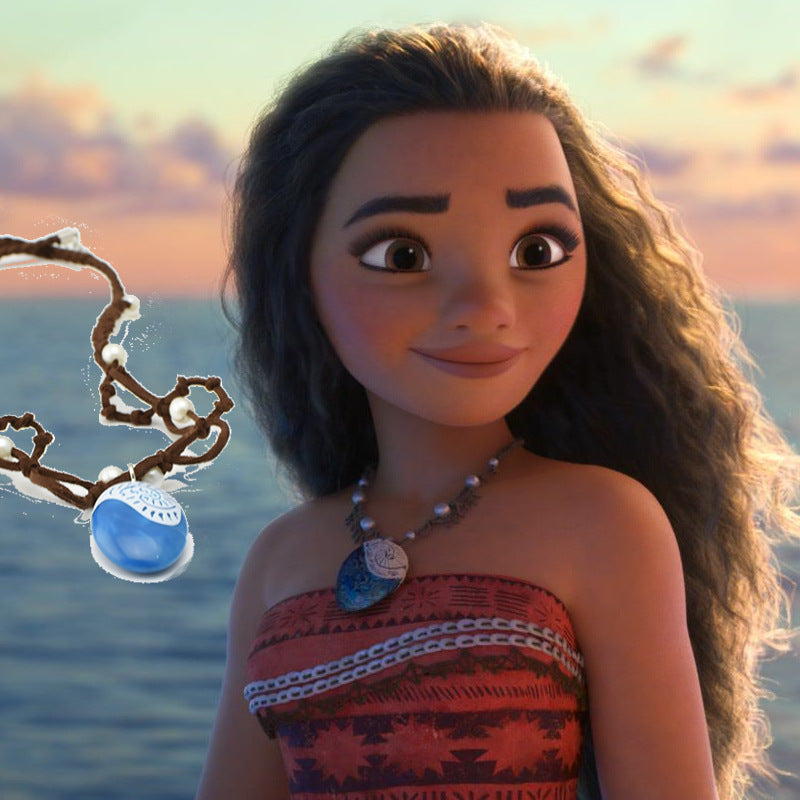 Europe and the United States Marine romance MOANA Mo Ahna with Tefeiti pendant necklace is the soul of creative gift