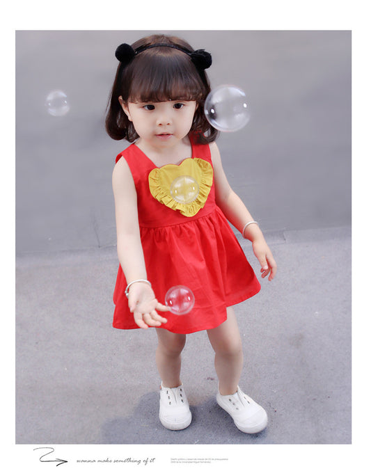 2020 new summer children 0-1-2-3 years old female baby girl baby princess dress dress summer dress