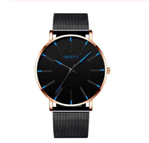 Mesh belt quartz watch