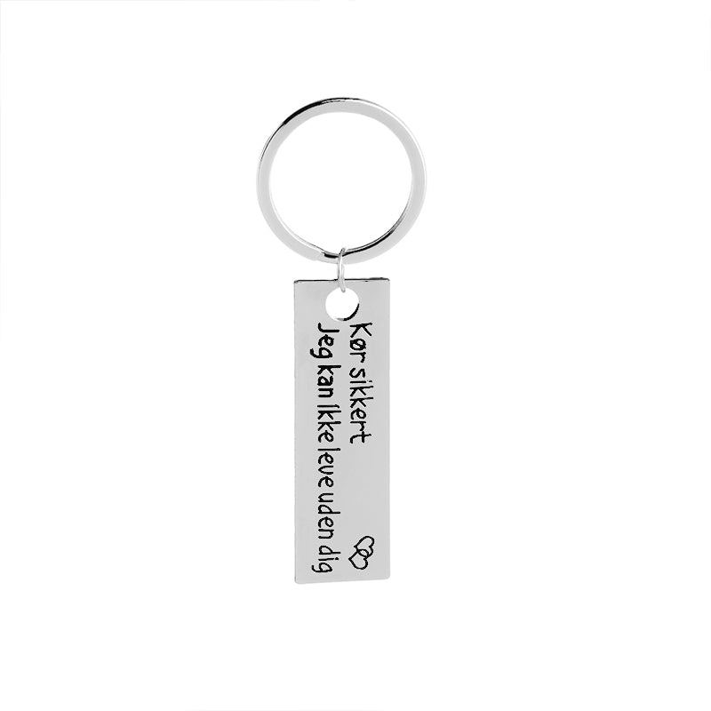 Funny Key Chain Women Men Charm Couple Key Ring