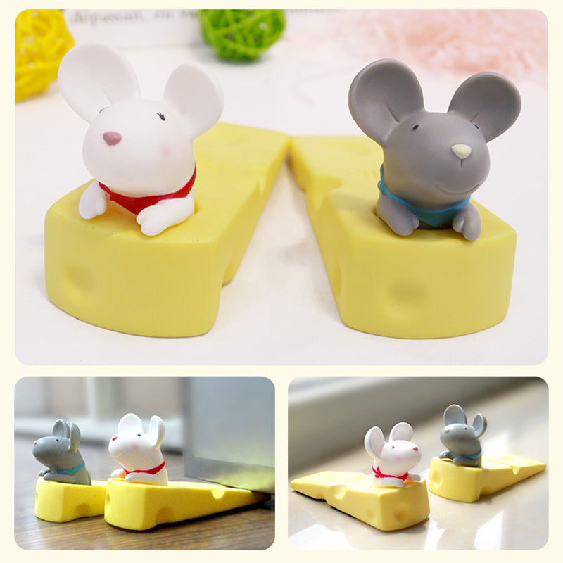 Cute Pet Door Stopper Doorstop Door Wedges Cartoon Doors Stop Strong Grip Non Slip Stopper Holder Safety Guard