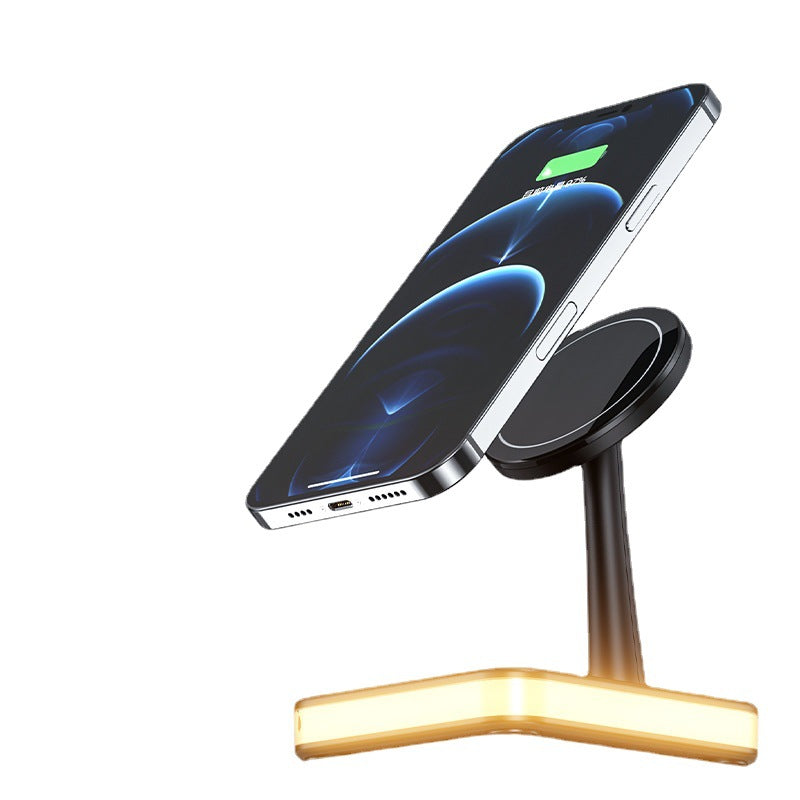 4 In 1 Magnetic Wireless Charger Stand For IPhone 14 13 12 Pro Max Apple Apple 8 7 6 Airpods Fast Charging Dock Station