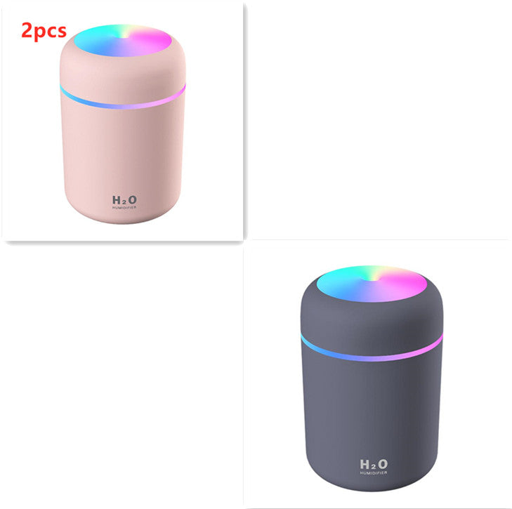 Portable USB Car Air Purifying Humidifier Colorful Cup Aroma Diffuser Cool Mist Maker Humidifier Purifier With Light For Car Home