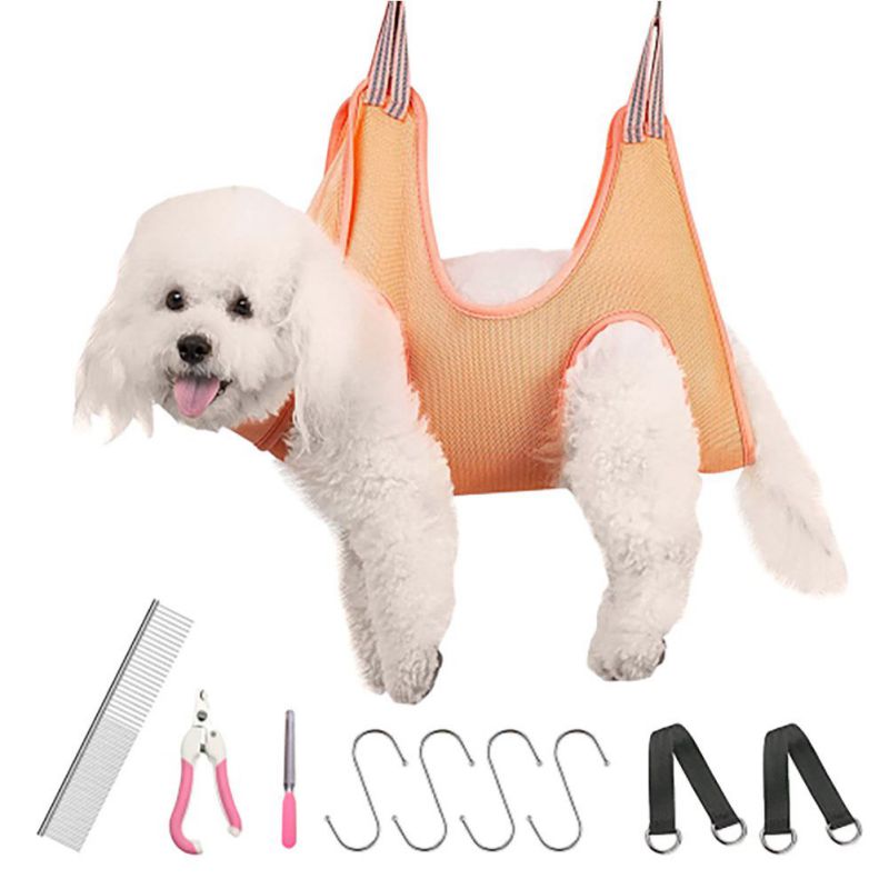 Pet Cat Grooming Hammock Helper Pet Cat Dog Repairing Nails In Beauty Hammock Restraint Bag Puppy Dog Cat Nail Clip Trimming