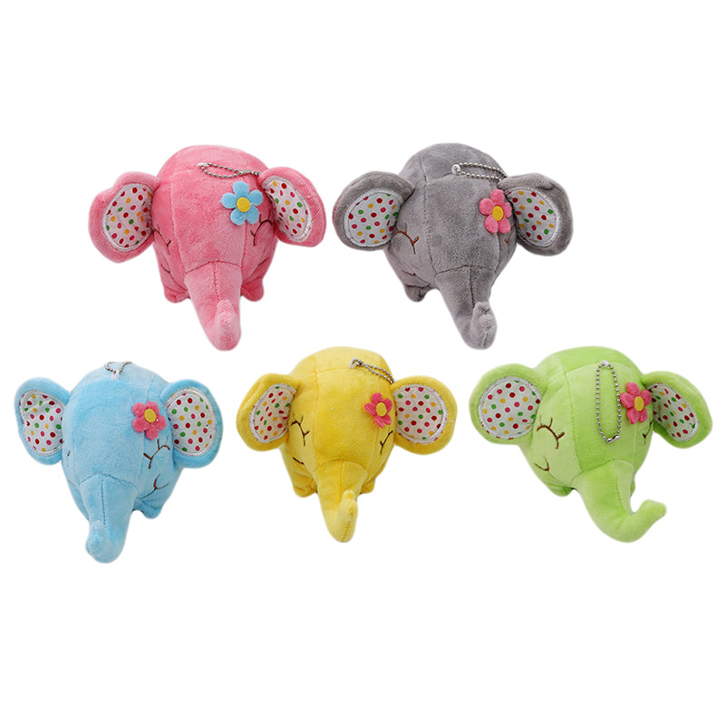 Floral Stuffed Elephant Toy