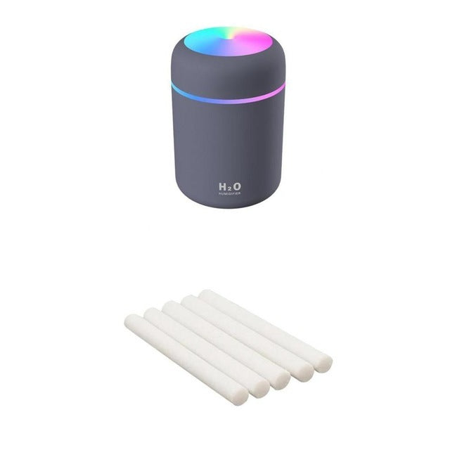 Portable USB Car Air Purifying Humidifier Colorful Cup Aroma Diffuser Cool Mist Maker Humidifier Purifier With Light For Car Home