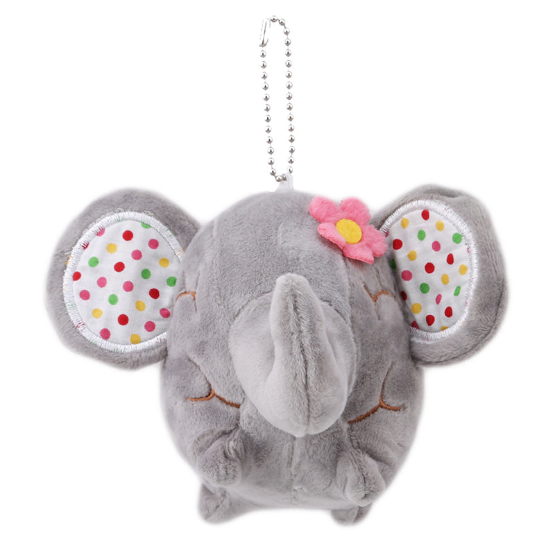 Floral Stuffed Elephant Toy