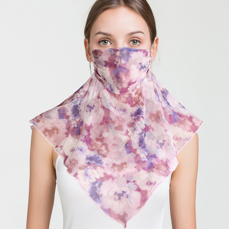 Thin shading neck scarf