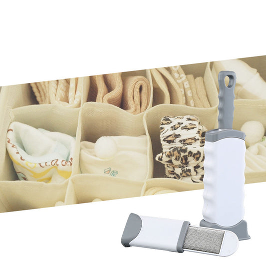 Household pet hair removal brush