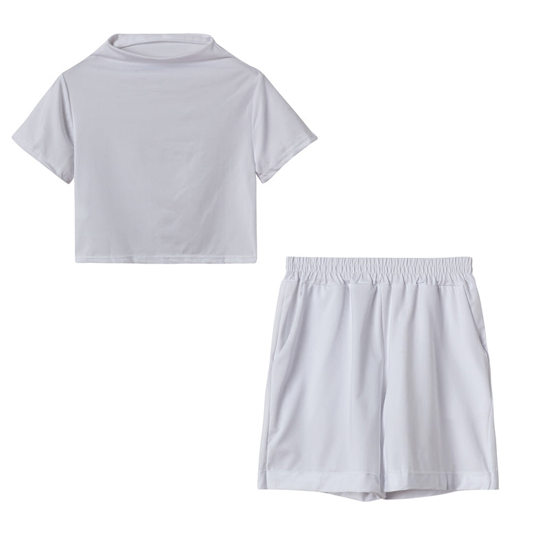 European And American Solid Color Tight-Fitting Fashion Casual Suit