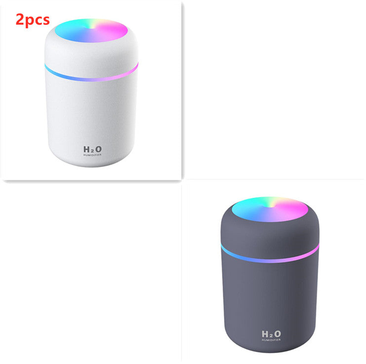 Portable USB Car Air Purifying Humidifier Colorful Cup Aroma Diffuser Cool Mist Maker Humidifier Purifier With Light For Car Home