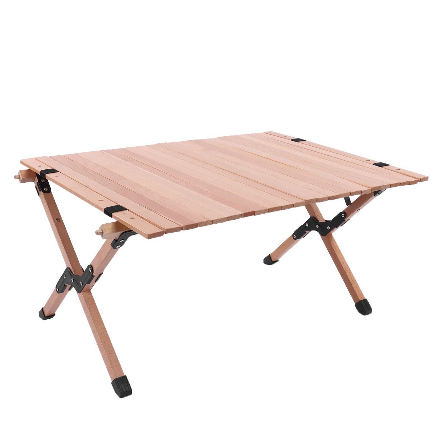 Folding Wood Table Portable Outdoor Picnic Table For Garden Camping Travel Barbecue