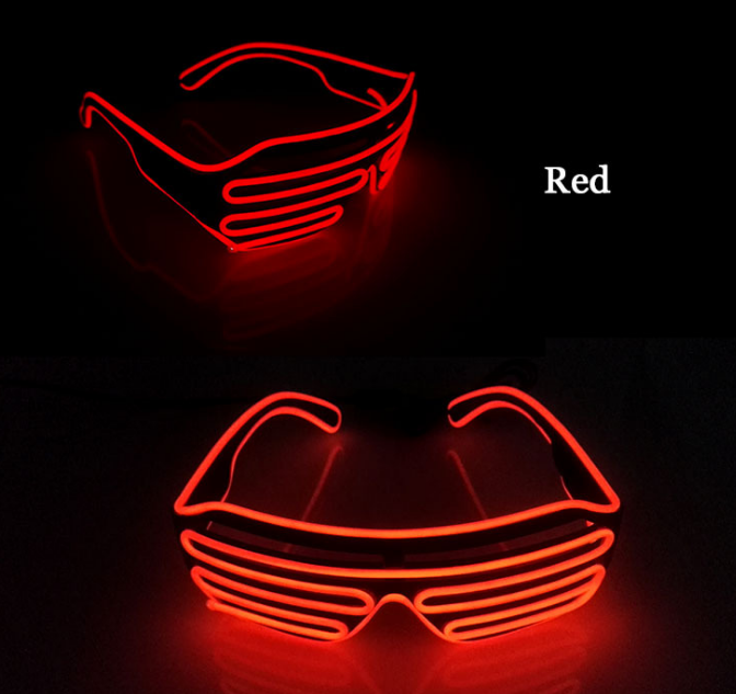 Newest LED Light Up Flashing Rave Shades