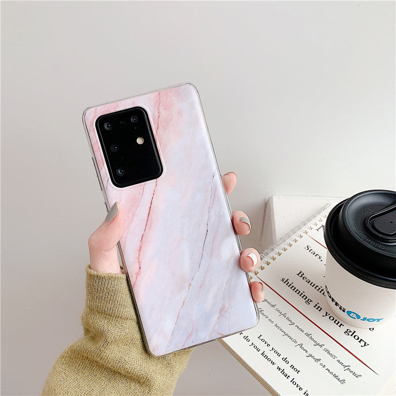 Frosted marble pattern phone case