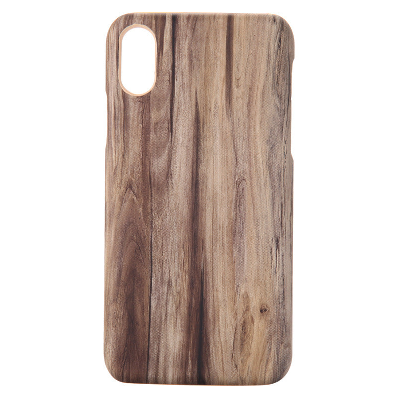 Retro wood grain phone case