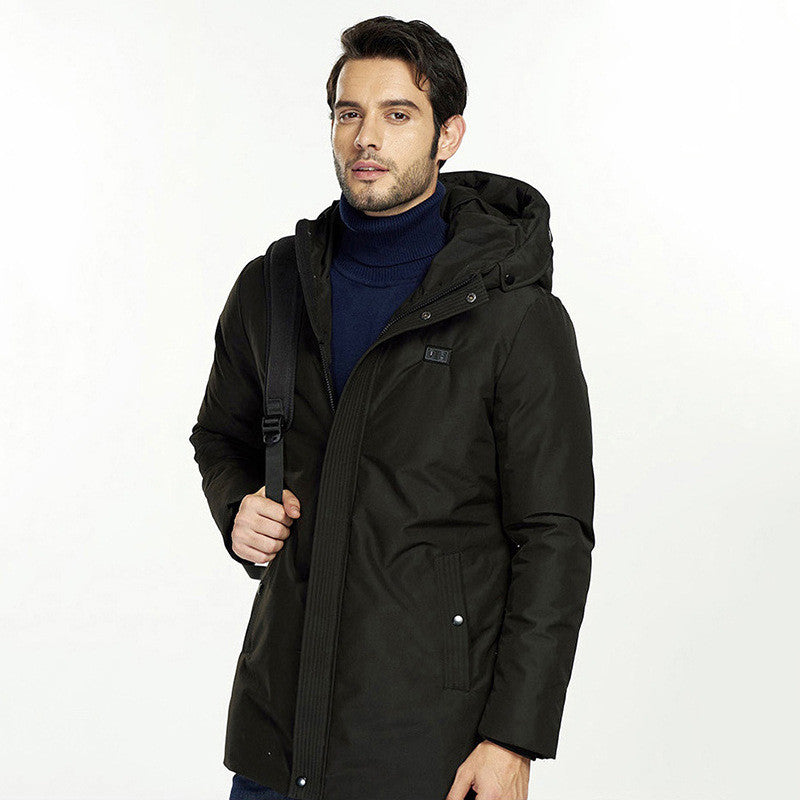 Smart heating down jacket