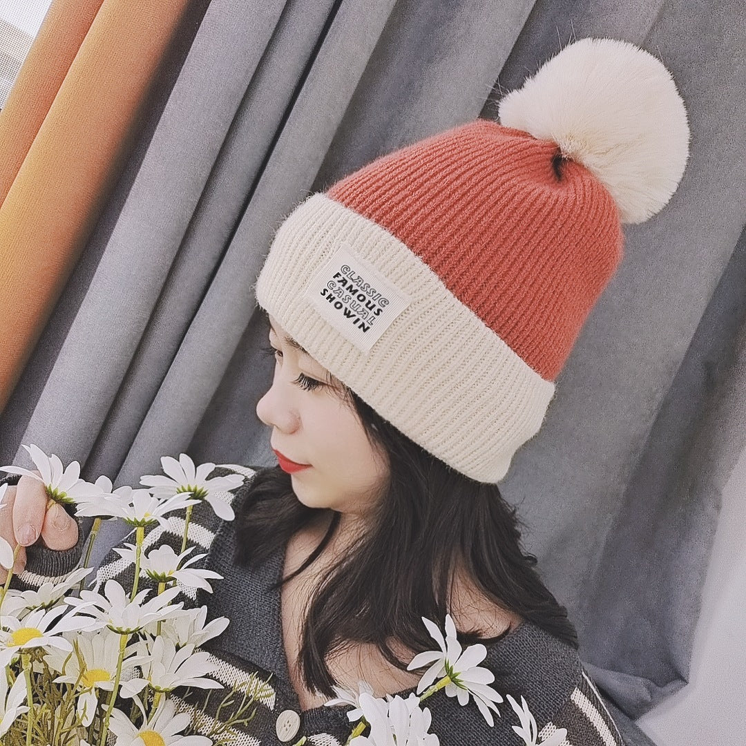 Autumn And Winter Korean Ins Net Red Twist Woolen Hat