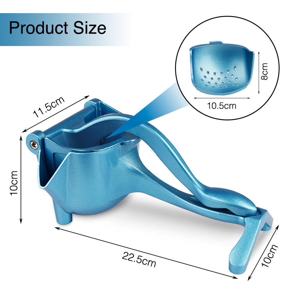Manual Citrus Juicer, Hand Press Lemon Squeezer, Heavy Duty Juice Metal Aluminum Alloy Squeezer for Lime Orange Apple Fruit, Amazon Banned