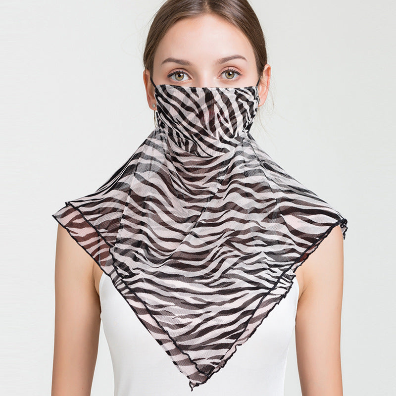 Thin shading neck scarf