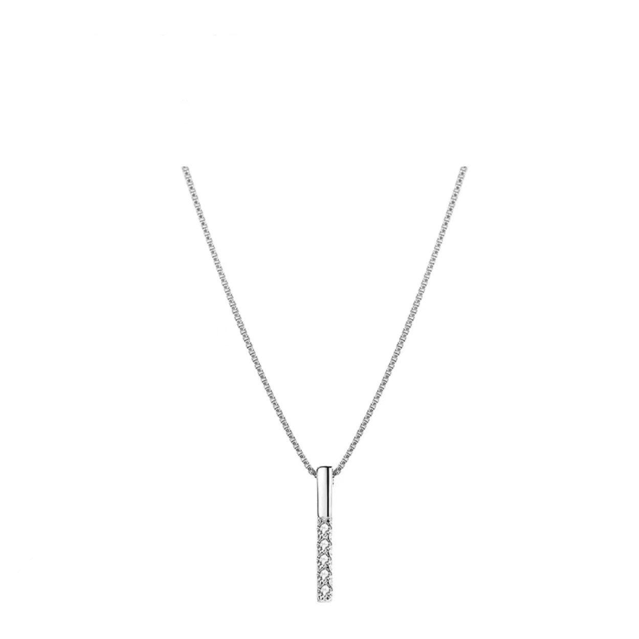 S925 Sterling Silver Necklace Women's Simple Light Luxury Niche