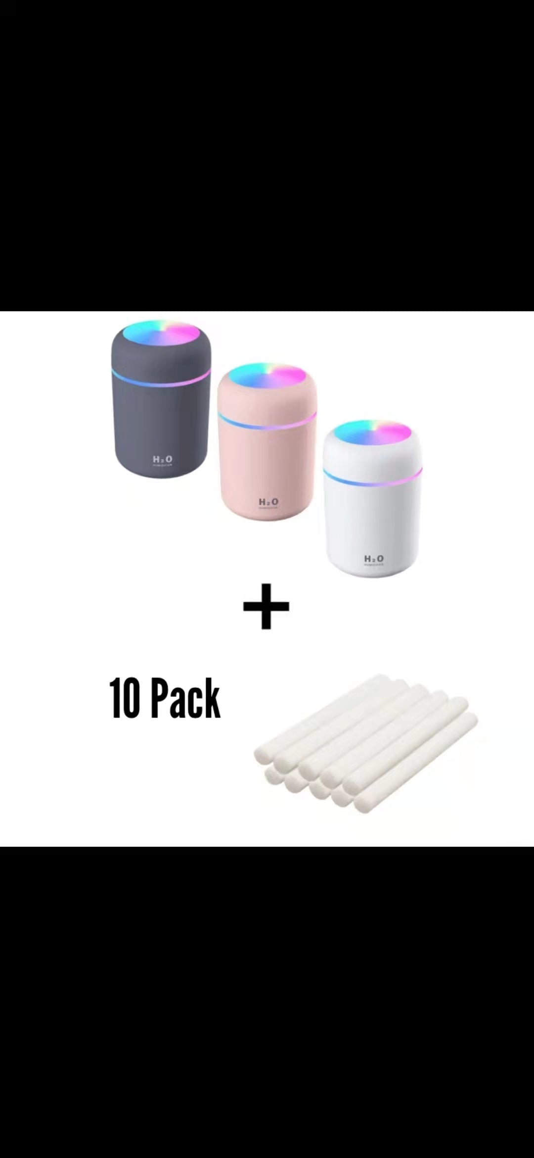 Portable USB Car Air Purifying Humidifier Colorful Cup Aroma Diffuser Cool Mist Maker Humidifier Purifier With Light For Car Home