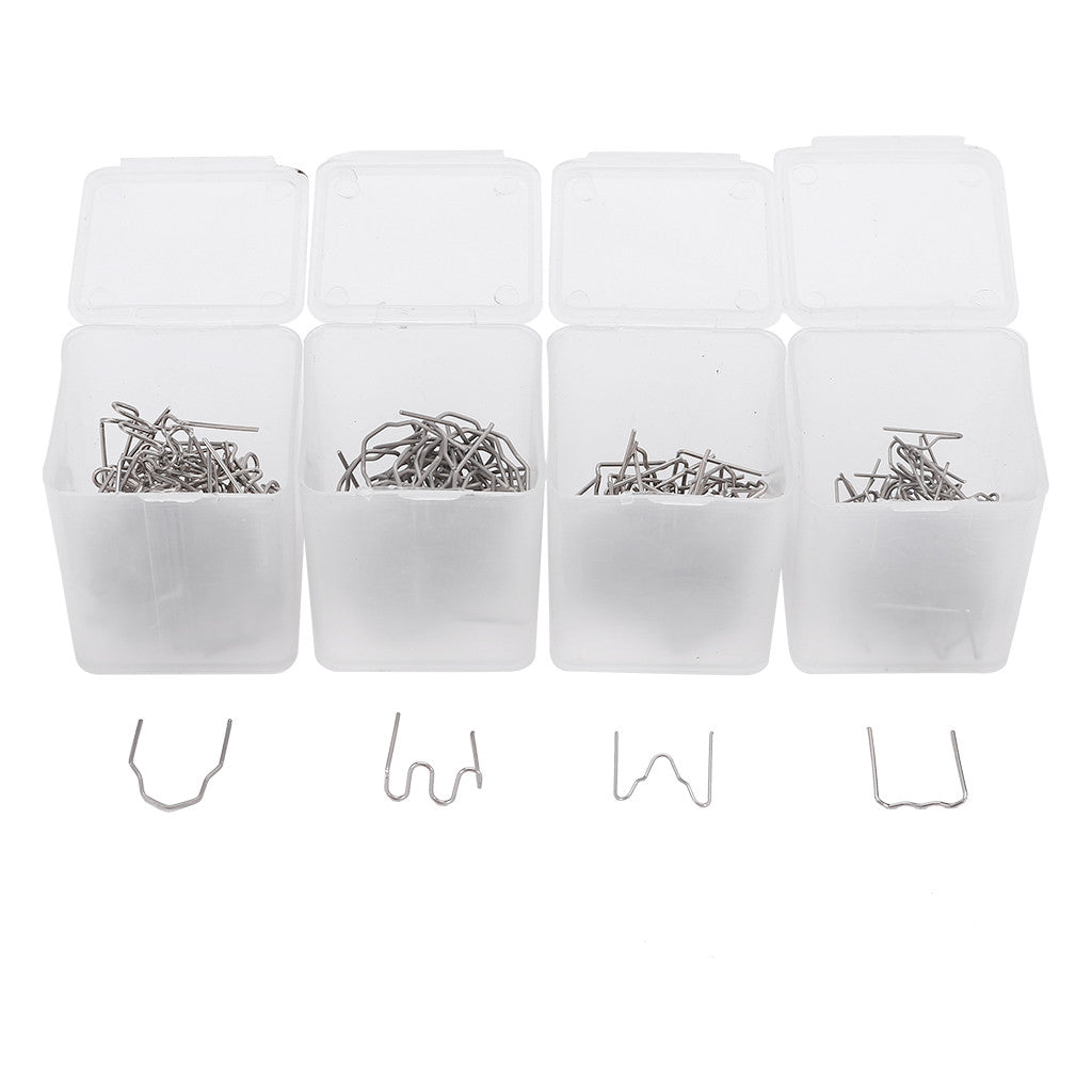 Hot Stapler Car Bumper Fairing Welding Plastic Repair Kit 200 Staples