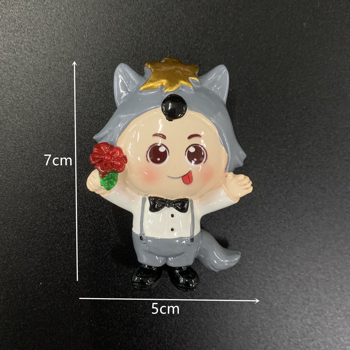 Cute Big Wolf Series Cute Little Red Riding Hood Little Girl Refrigerator Magnet Whiteboard Magnet Refrigerator Door Suction Magnet
