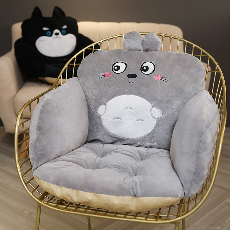 Fruit Animal Semi-enclosed Cushion Sofa Cushion Dinosaur Cactus Erha Carrot Totoro Cushion
