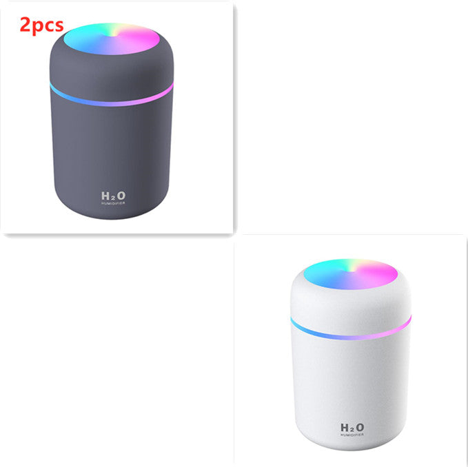 Portable USB Car Air Purifying Humidifier Colorful Cup Aroma Diffuser Cool Mist Maker Humidifier Purifier With Light For Car Home