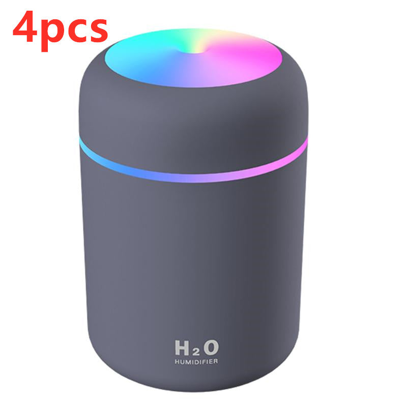 Portable USB Car Air Purifying Humidifier Colorful Cup Aroma Diffuser Cool Mist Maker Humidifier Purifier With Light For Car Home