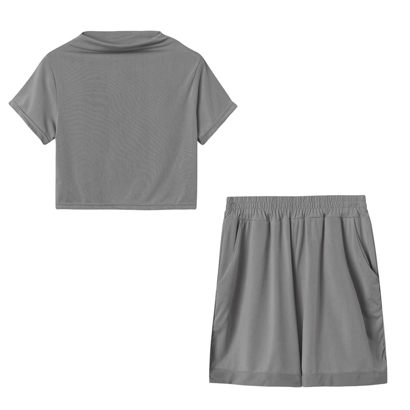 European And American Solid Color Tight-Fitting Fashion Casual Suit