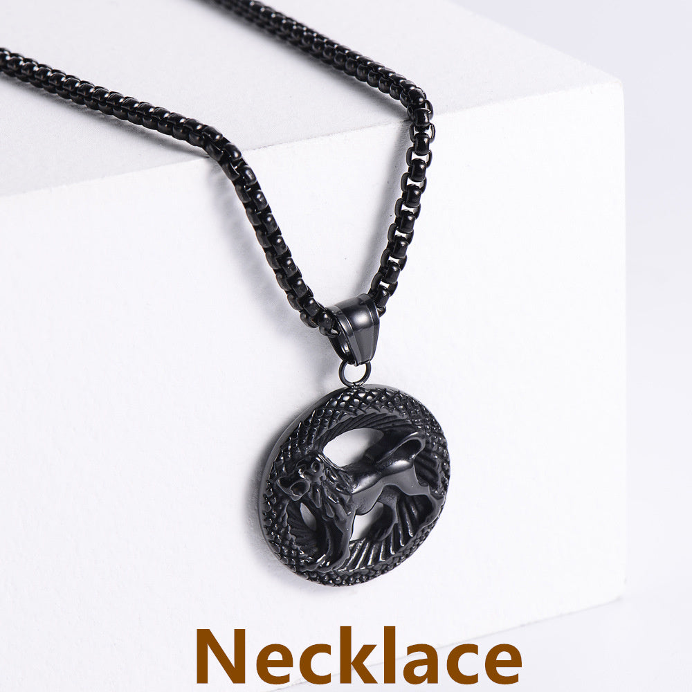 Stainless Steel 12 Constellation Pendant Necklace Aries