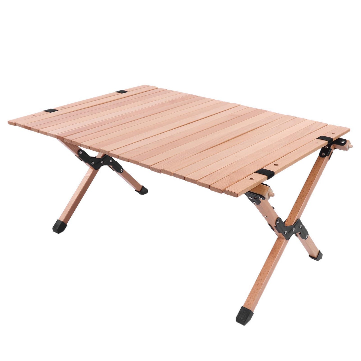 Folding Wood Table Portable Outdoor Picnic Table For Garden Camping Travel Barbecue