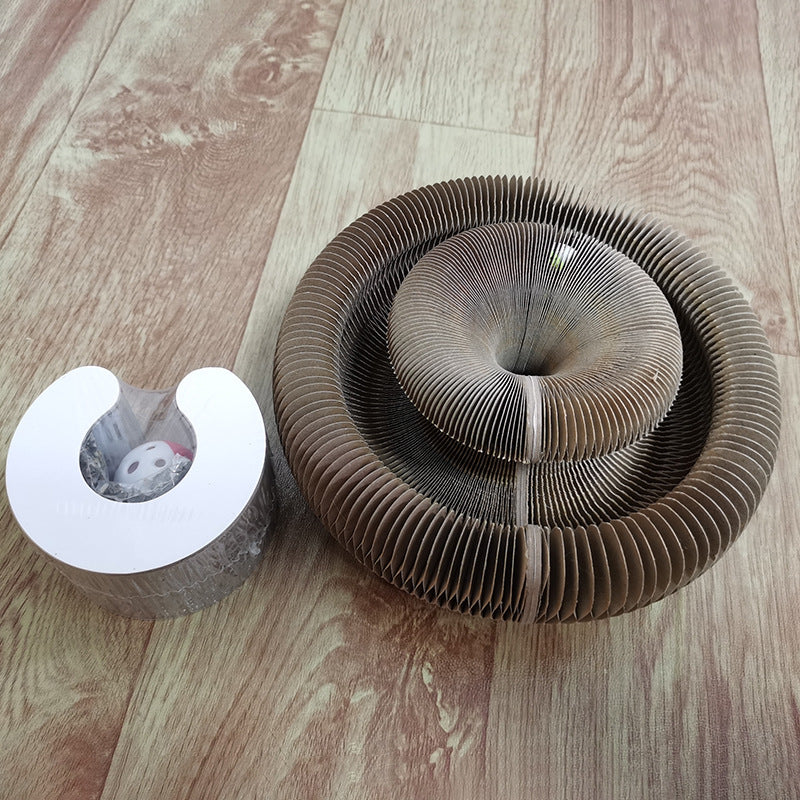 Magic Organ Cat Scratching Board Toy With Bell